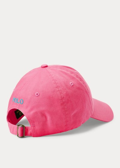 Gorra Polo Ralph Lauren Hombre Rosas - Cotton Chino Neon Ball - CWKNR3205